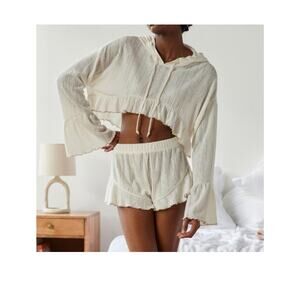 Urban Oufitters Out From Under Lizze Hooded Long Sleeve